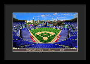 Comiskey Park 1991 - Framed Print