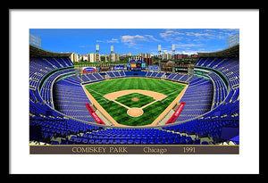 Comiskey Park 1991 - Framed Print