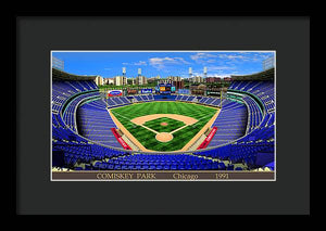 Comiskey Park 1991 - Framed Print