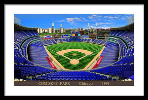 Comiskey Park 1991 - Framed Print