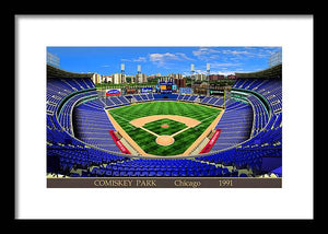 Comiskey Park 1991 - Framed Print