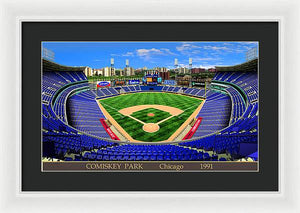 Comiskey Park 1991 - Framed Print