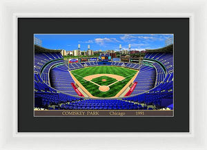 Comiskey Park 1991 - Framed Print