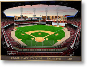 Connie Mack Stadium 1960 - Metal Print