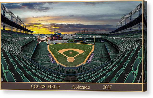 Coors Field 2007 - Canvas Print