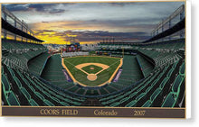 Load image into Gallery viewer, Coors Field 2007 - Canvas Print
