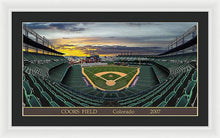 Load image into Gallery viewer, Coors Field 2007 - Framed Print
