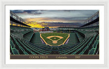 Load image into Gallery viewer, Coors Field 2007 - Framed Print
