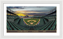 Load image into Gallery viewer, Coors Field 2007 - Framed Print
