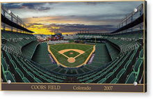 Load image into Gallery viewer, Coors Field 2007 - Acrylic Print
