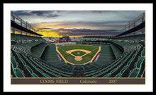 Load image into Gallery viewer, Coors Field 2007 - Framed Print
