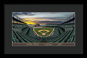 Coors Field 2007 - Framed Print