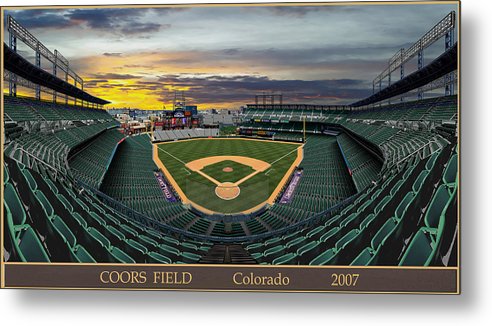 Coors Field 2007 - Metal Print