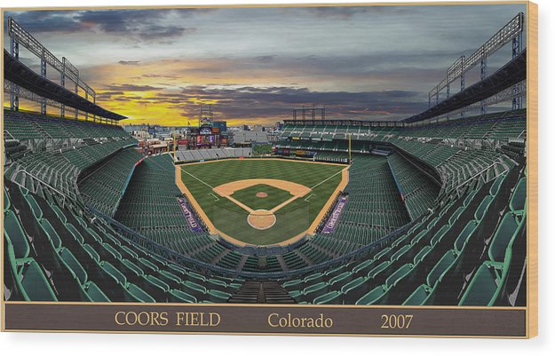 Coors Field 2007 - Wood Print