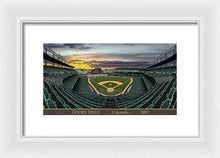 Load image into Gallery viewer, Coors Field 2007 - Framed Print
