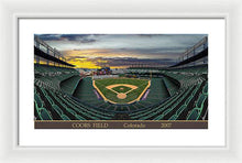 Load image into Gallery viewer, Coors Field 2007 - Framed Print
