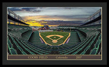 Load image into Gallery viewer, Coors Field 2007 - Framed Print
