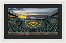 Load image into Gallery viewer, Coors Field 2007 - Framed Print
