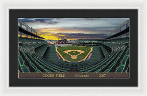 Coors Field 2007 - Framed Print