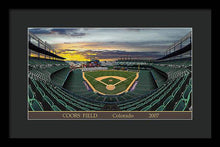 Load image into Gallery viewer, Coors Field 2007 - Framed Print
