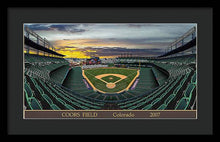 Load image into Gallery viewer, Coors Field 2007 - Framed Print
