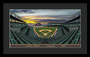 Coors Field 2007 - Framed Print