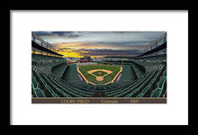 Load image into Gallery viewer, Coors Field 2007 - Framed Print
