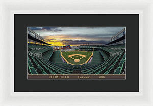 Coors Field 2007 - Framed Print