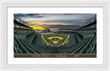 Load image into Gallery viewer, Coors Field 2007 - Framed Print
