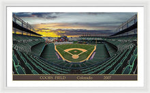 Load image into Gallery viewer, Coors Field 2007 - Framed Print
