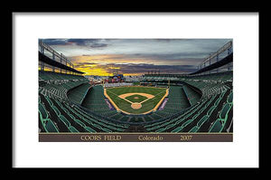 Coors Field 2007 - Framed Print