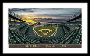 Coors Field 2007 - Framed Print