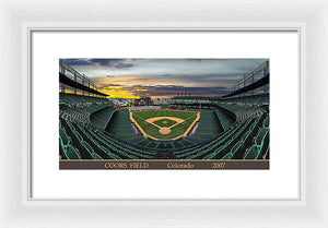 Coors Field 2007 - Framed Print