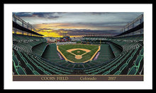 Load image into Gallery viewer, Coors Field 2007 - Framed Print
