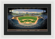 Load image into Gallery viewer, County Stadium 1953 - Framed Print
