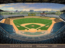 Load image into Gallery viewer, County Stadium 1953 - Puzzle
