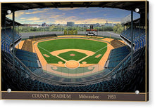 Load image into Gallery viewer, County Stadium 1953 - Acrylic Print
