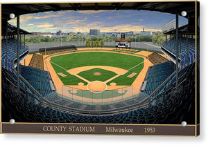 County Stadium 1953 - Acrylic Print