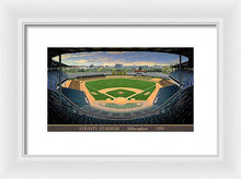 Load image into Gallery viewer, County Stadium 1953 - Framed Print
