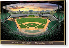 Load image into Gallery viewer, County Stadium 1958 - Canvas Print
