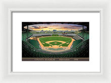 Load image into Gallery viewer, County Stadium 1958 - Framed Print
