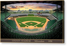 Load image into Gallery viewer, County Stadium 1958 - Acrylic Print
