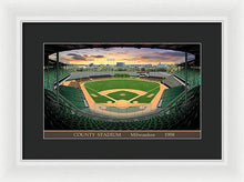 Load image into Gallery viewer, County Stadium 1958 - Framed Print
