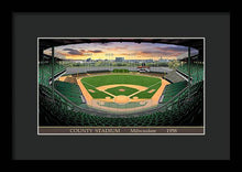 Load image into Gallery viewer, County Stadium 1958 - Framed Print
