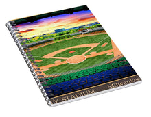 Load image into Gallery viewer, County Stadium 1958 - Spiral Notebook
