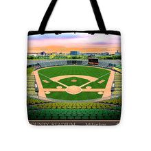 Load image into Gallery viewer, County Stadium 1961 - Tote Bag
