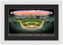 Load image into Gallery viewer, County Stadium 1961 - Framed Print
