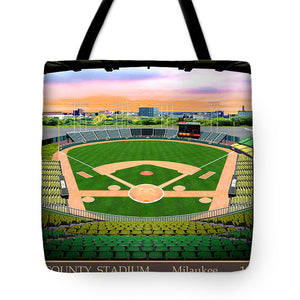 County Stadium 1961 - Tote Bag