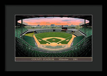 Load image into Gallery viewer, County Stadium 1961 - Framed Print
