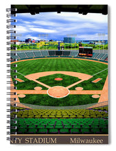 Load image into Gallery viewer, County Stadium 1975 - Spiral Notebook
